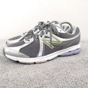 New Balance 665 Womens 9 D Shoes Walking Sneakers Low Silver Gray Purple WW665BP